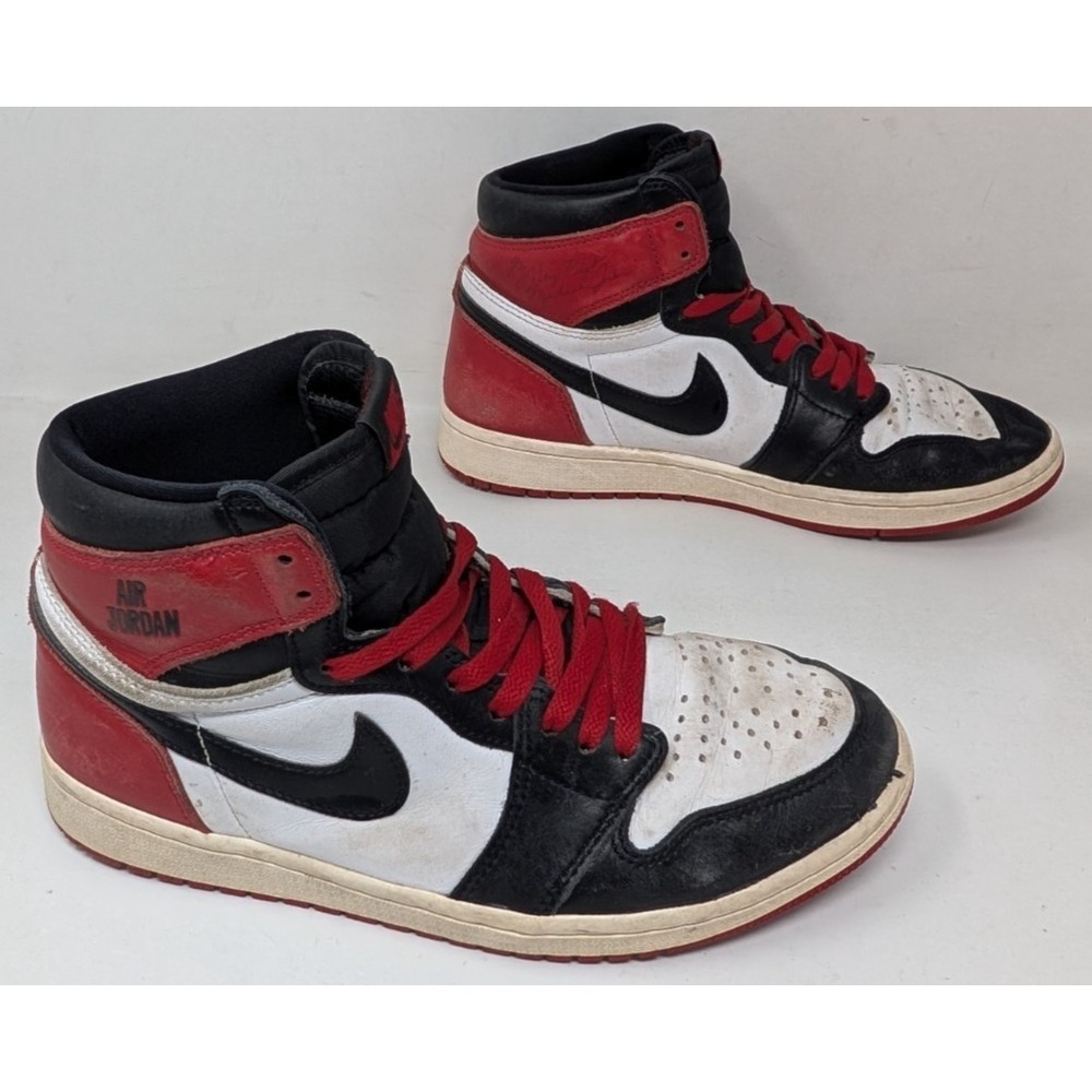 Air Jordan 1 Retro OG High Black Toe Reimagined‎ Men's Size 8.5 USED DZ5485-106